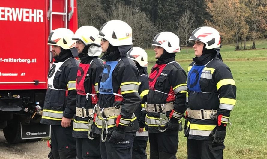 Branddienstleistungsprüfung und Ehrungen