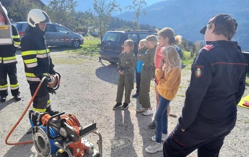 Tag der Feuerwehren für die Kinder aus der Gemeinde